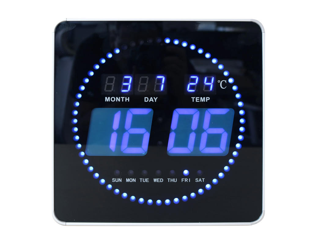 Vægur Unilux FLO LED-tal 28x28cm