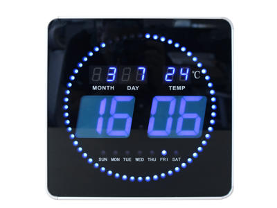 Vægur Unilux FLO LED-tal 28x28cm