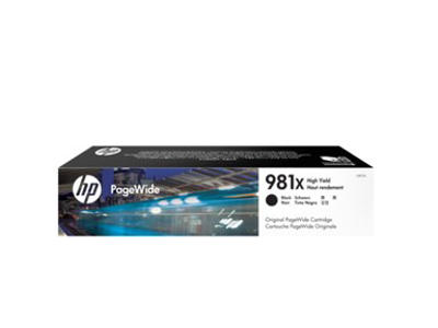 HP 981X blæk sort, 11000 sider