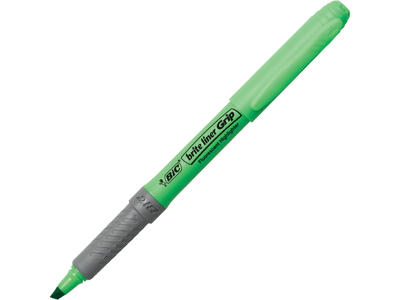 Overstregningstusch | Bic Brite liner grip | grøn