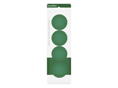 Magneter BNT Ø40 mm grøn 4 stk.