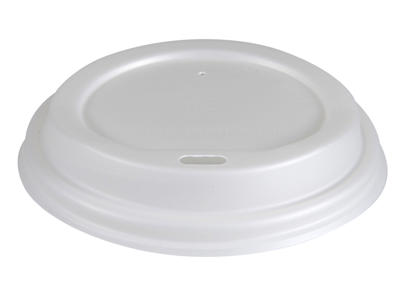 Låg til papkrus 24/25/28 cl hvid 100 stk