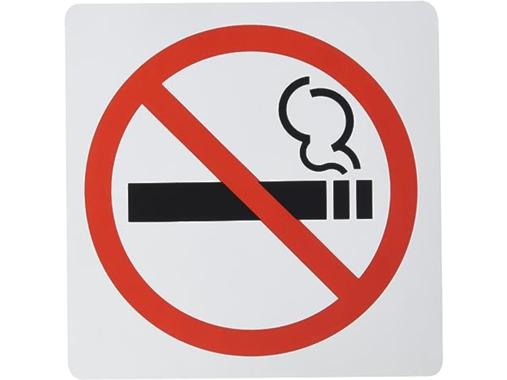 Piktogram Rygning Forbudt 11,5x11,5cm