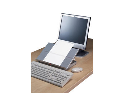 Konceptholder Twin Base 2 sølvgrå