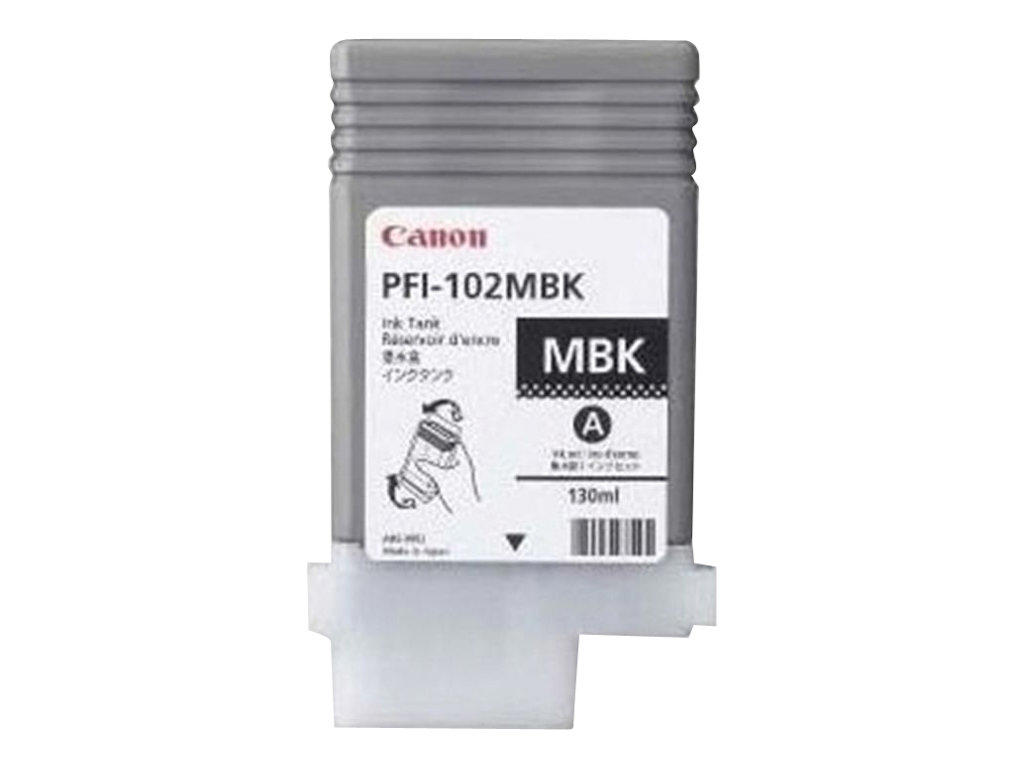 Canon blæk PFI-102 MBK mat sort