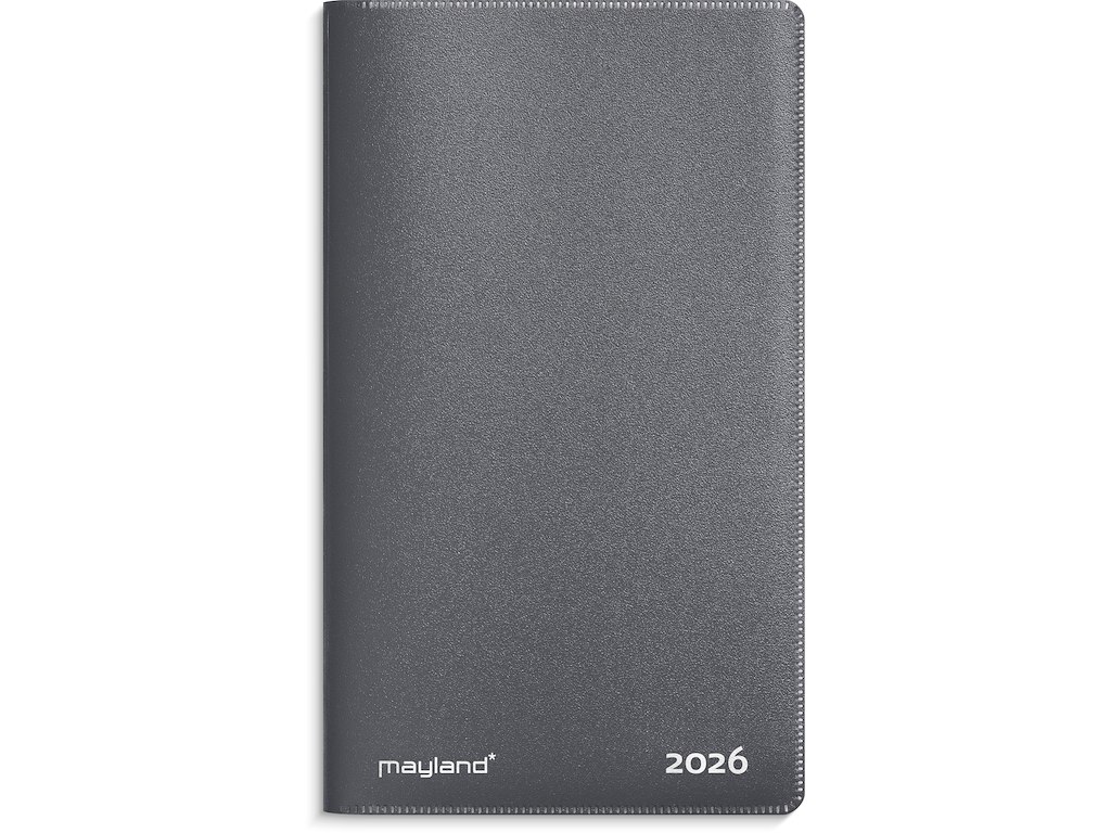 Index Planner mini mørkegrå PP-plast 2026