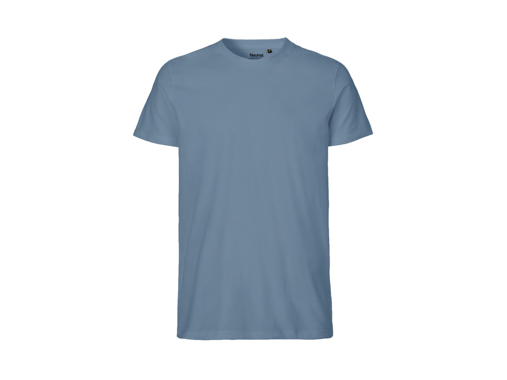 Herre Fit T-shirt Neutral O61001 dusty indigo