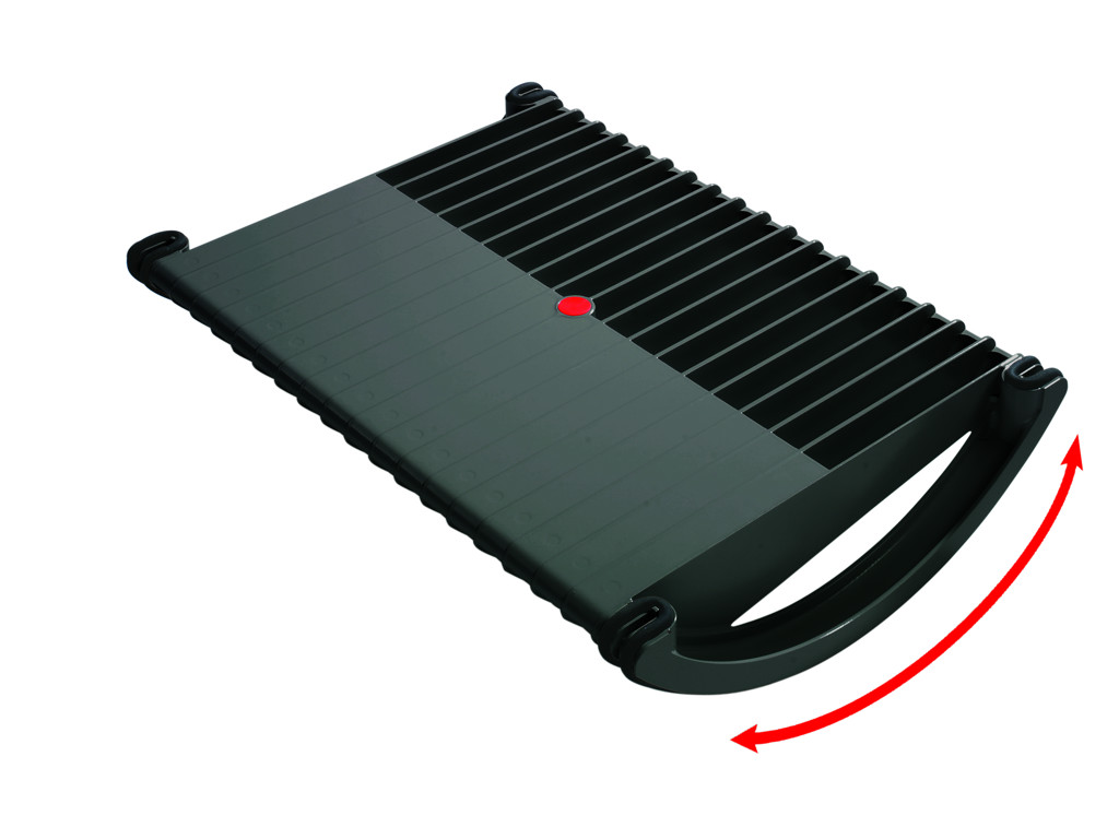 Fodstøtte Twin 3161-1 sort