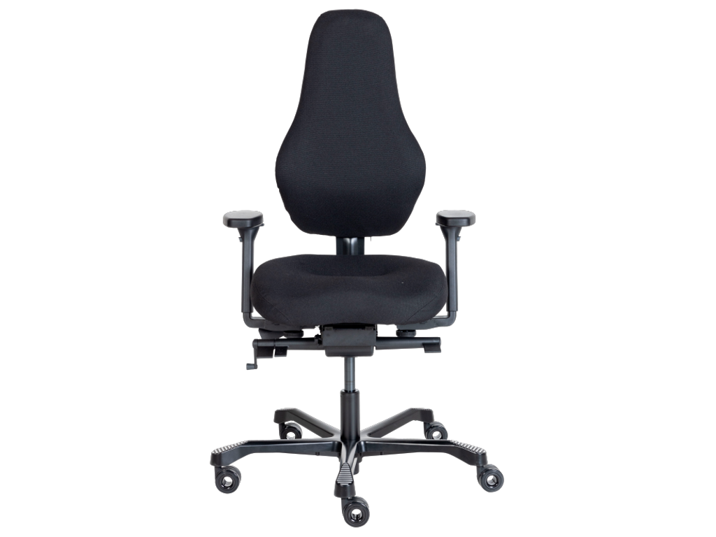 Kontorstole med armlæn | Ventus Office 9 | Sort