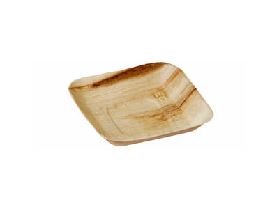 Tallerken 17x17 cm palmeblad 25 stk.