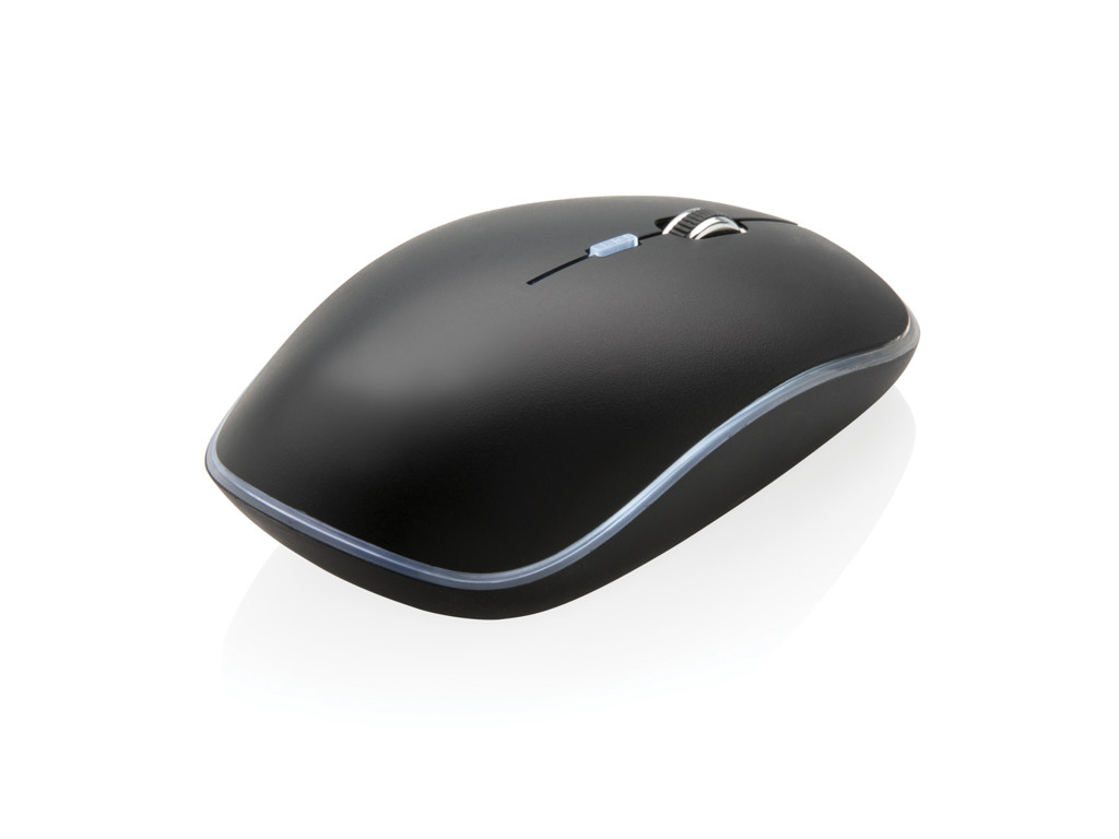 Lys Logo trådløs mus, sort