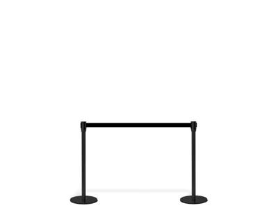 Afspærringssæt 1 stander og bælte sort