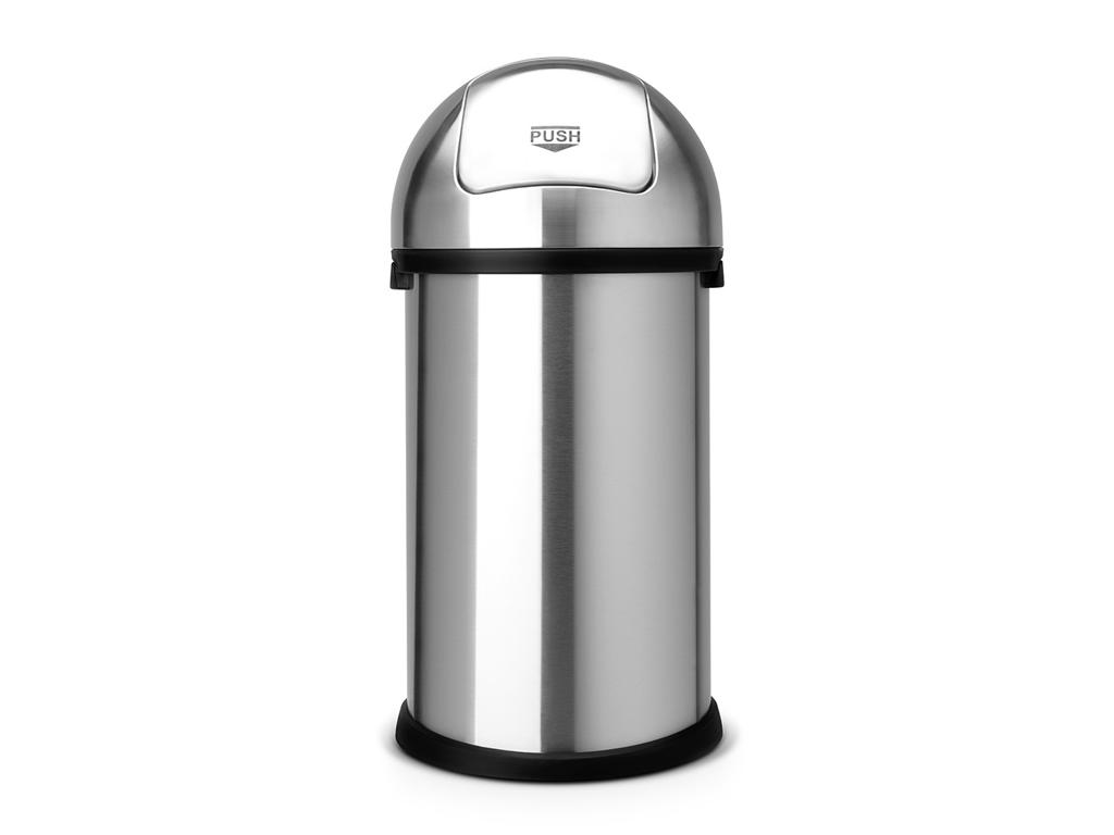 Brabantia affaldsspand push bin 60 liter mat stål