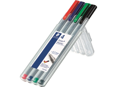Fineliner Staedtler triplus 334 SB4 ass