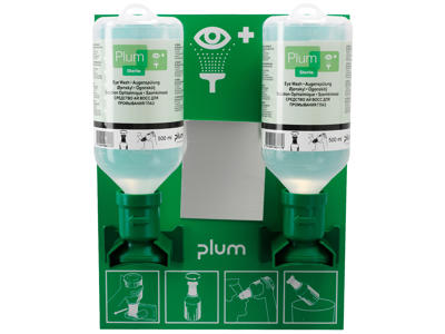 Øjenskyllestation Plum 2x500ml