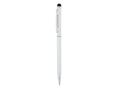 Tynd stylus pen i metal, hvid