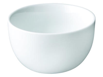 Sukkerskål hvid porcelæn 25 cl.
