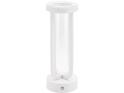 Securit LED bordlampe | vase Florence, hvid
