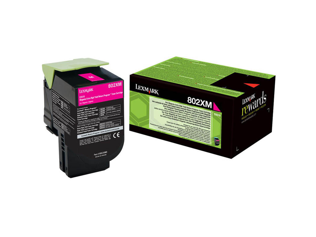 Lexmark toner 80C2XM0 magenta, 4000 sider