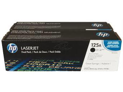 HP 125A toner CB540AD 2x sort, 4400 sider