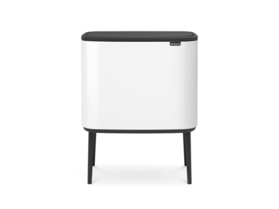 Brabantia affaldsspand med låg | Bo Touch Bin | 11 + 23 liter | Hvid