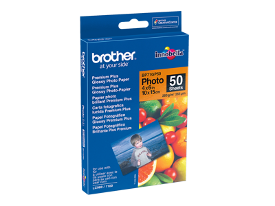Fotopapir Brother 10x15cm glossy inkjet 260g 50 ark