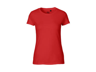 Dame Fit T-shirt Neutral O81001 rød
