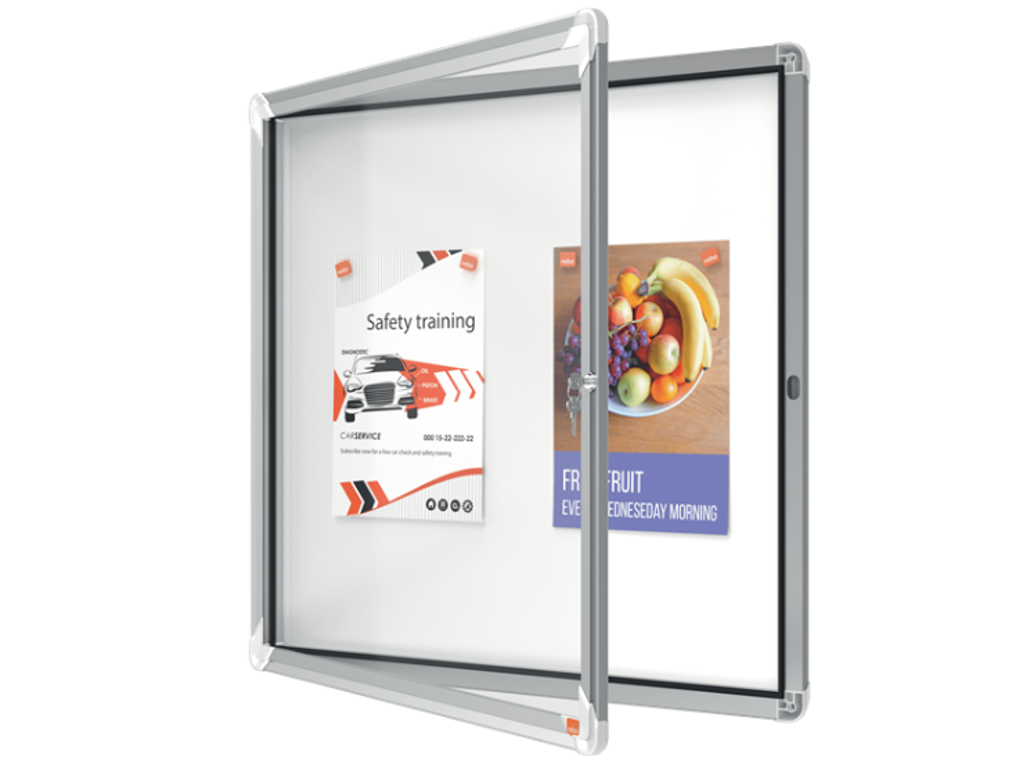 Opslagsskab | Nobo | 6xA4 | magnetisk | indendørs brug