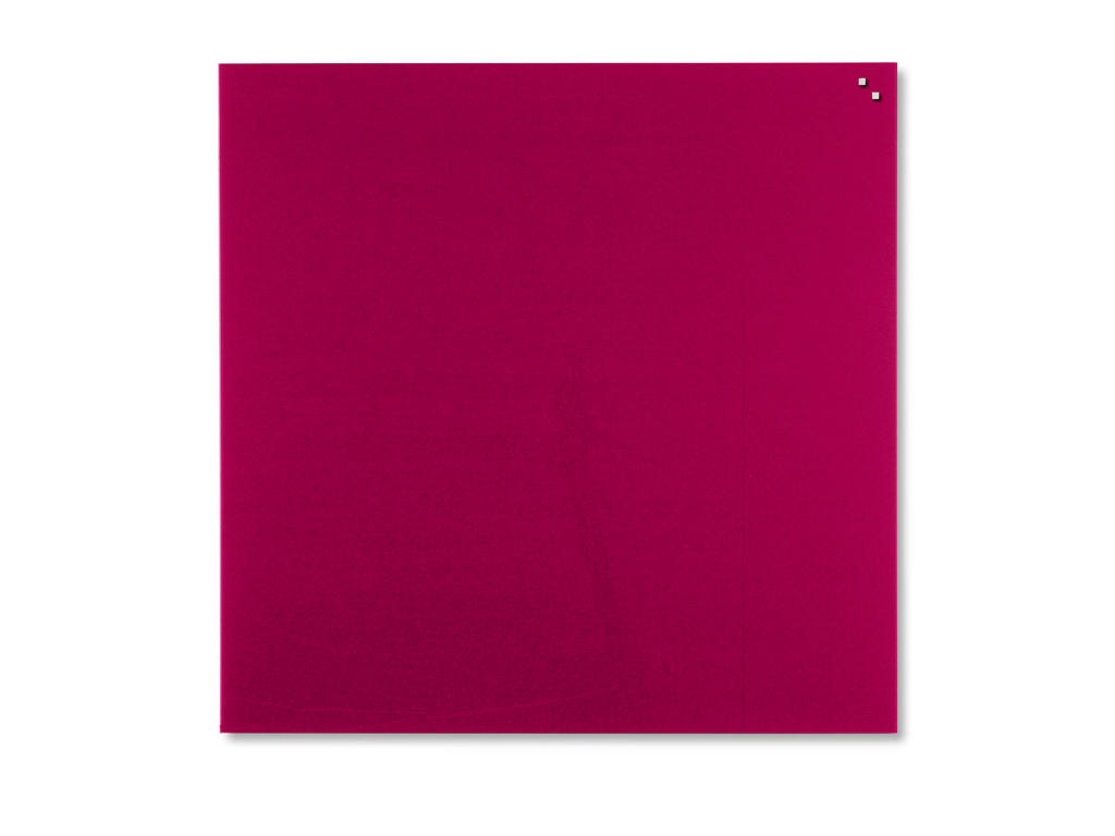 Magnetisk glastavle Naga | 100 x 100 cm | Rød