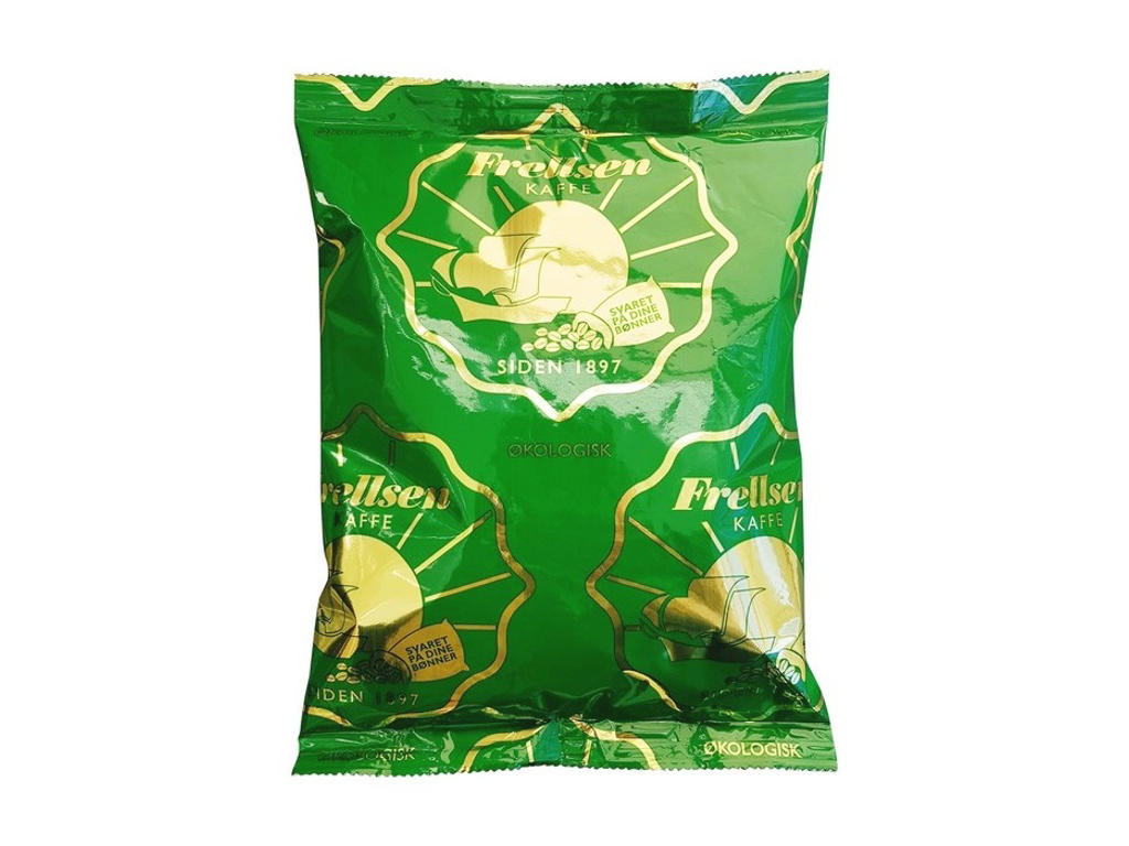 Frellsen kaffe | Lysegrøn | Formalet | 500 g