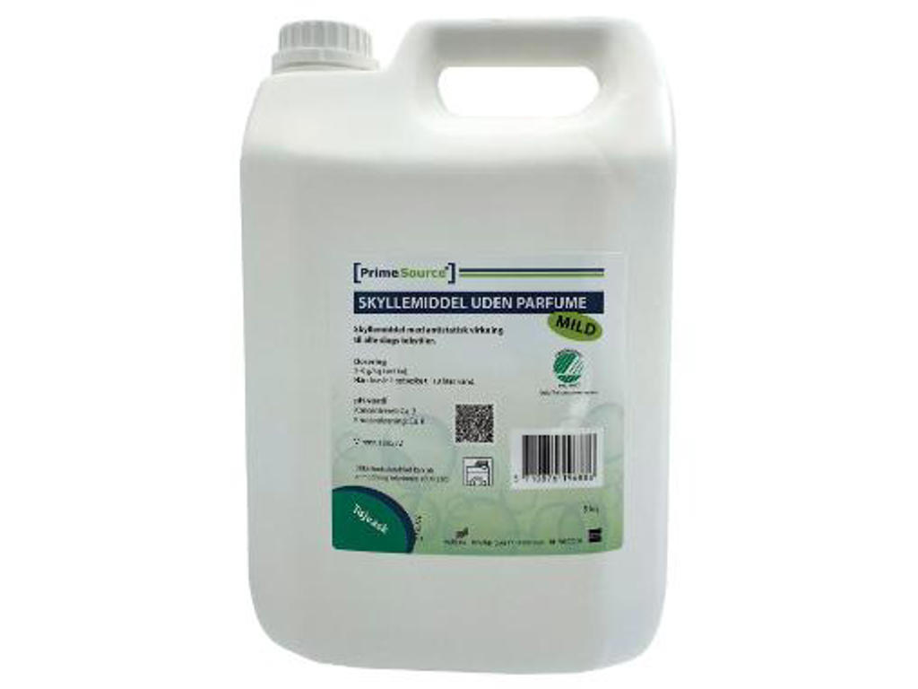 Skyllemiddel Prime Source Mild uden farve og parfume 5 liter