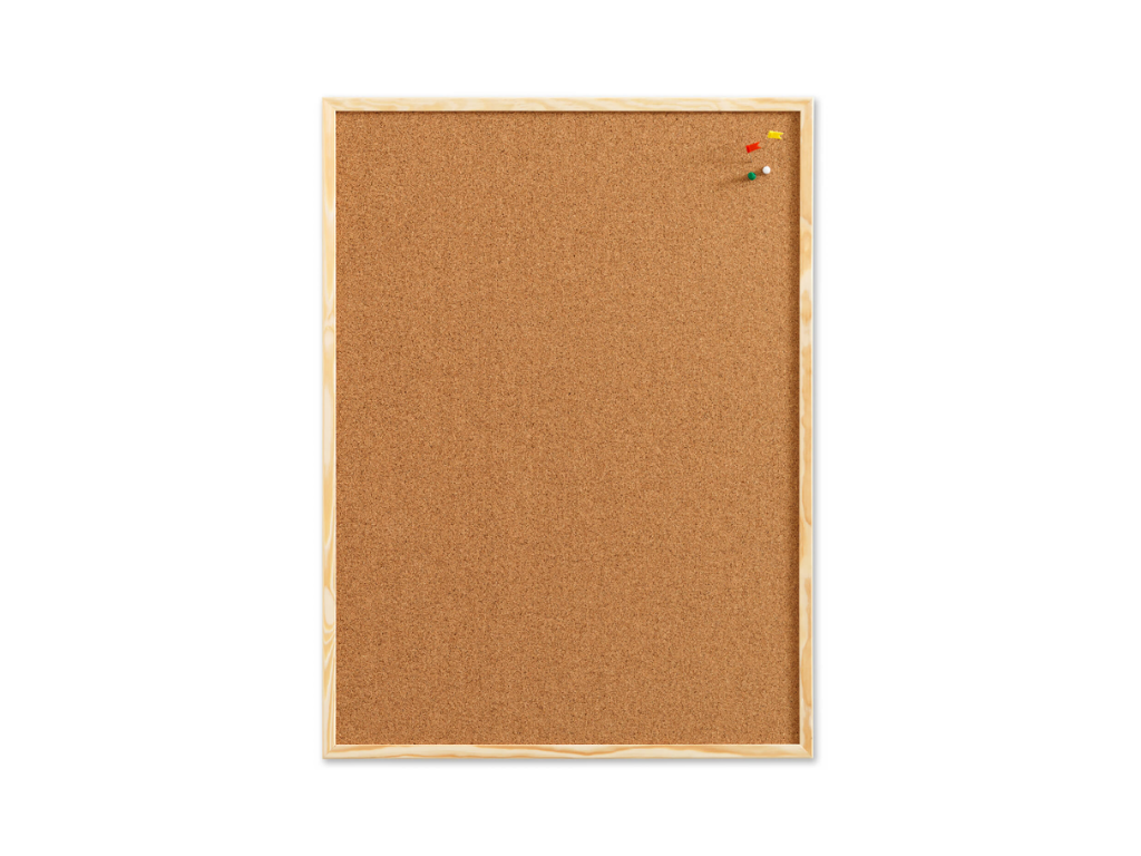 Naga Opslagstavle kork med træramme 60 x 40 cm