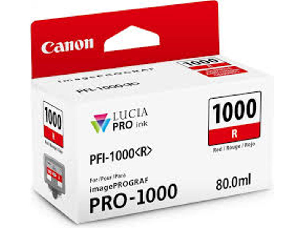 Canon blæk PFI-1000 R red