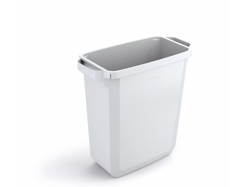 Affaldspand Durabin 60L. hvid rektangulær
