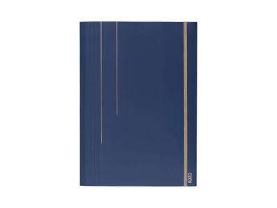 Elastikmappe KOZO A4 3-klap Navy