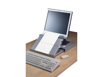 Konceptholder Twin Base 1 sølvgrå