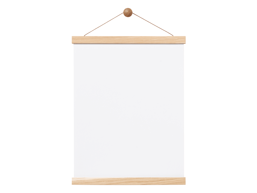 Plakatophæng 31 cm m/magnet egetræ