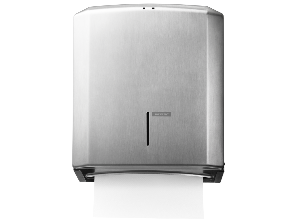 Dispenser Katrin 988366 t/håndklædeark børstet stål