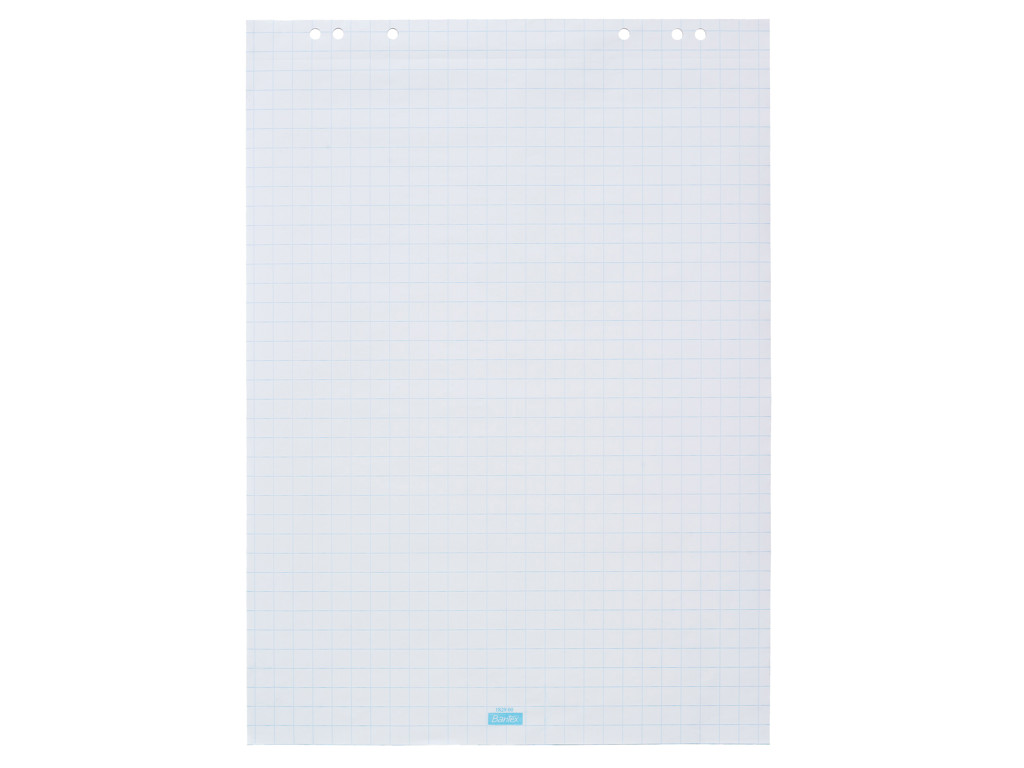 Flipoverpapir tern/blank 68x93 cm. 5x20 ark