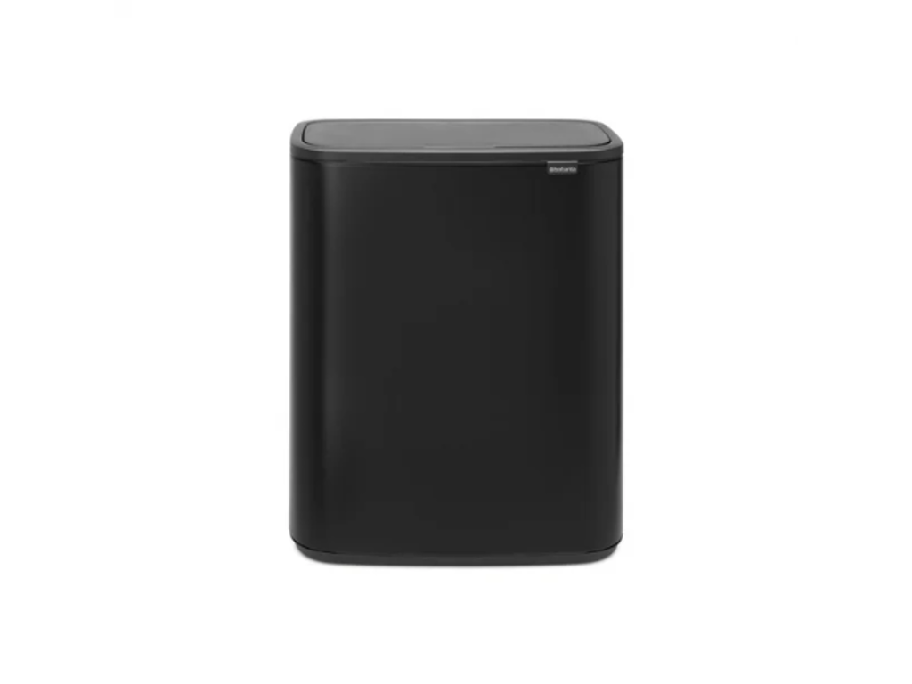 Brabantia affaldsspand med låg | Bo Touch | 2 x 30 liter | Sort