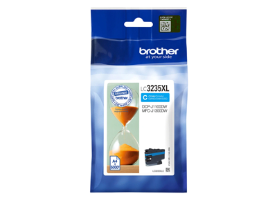 Brother blæk LC3235XLC cyan, 5000 sider