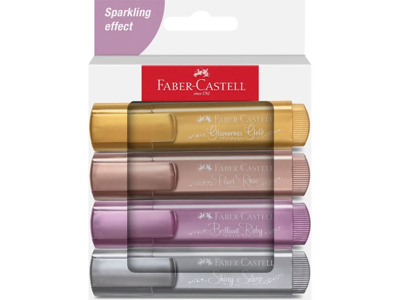Overstregningstusch | Faber Castell | Metallic | 4 ass