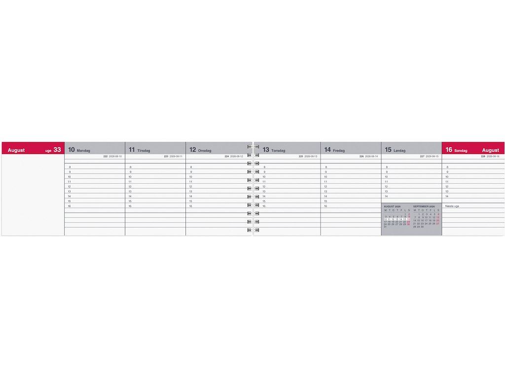 Uge-bordkalender 2026