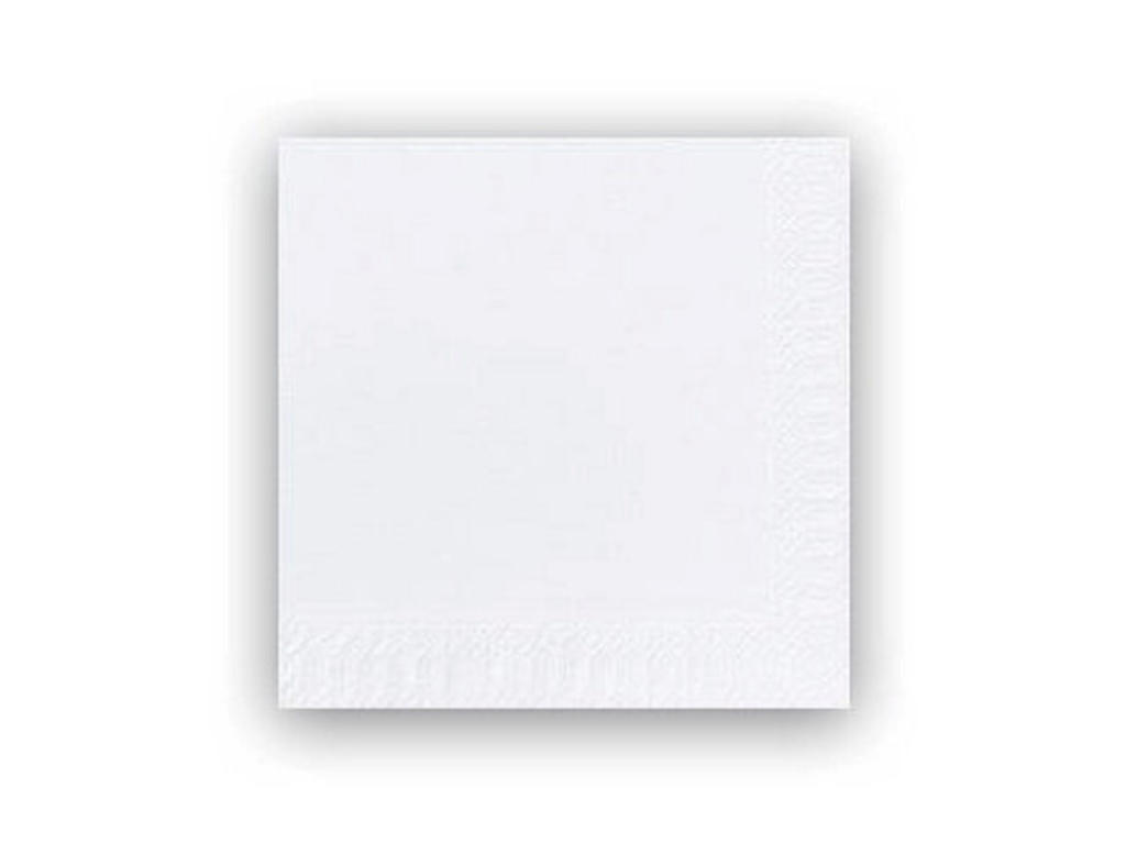 Servietter 33x33 cm 3-lags Duni hvid 125 stk