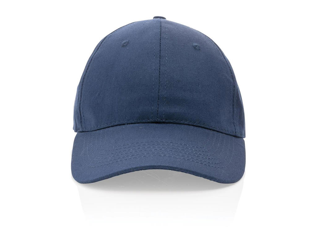 Impact 6 Panels cap, 190gr Genanvendt Bomuld med Aware&trade;, Marine blå