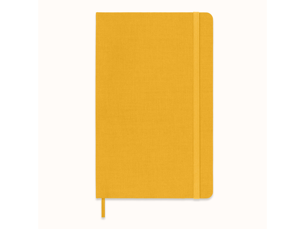 Notesbog Moleskine | Classic Hard | Linjeret | L | Orange-gul Silke