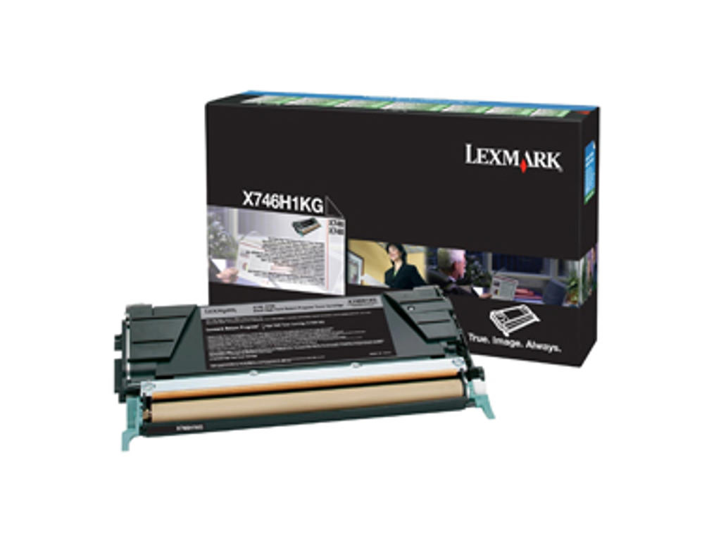 Lexmark toner X746H1KG sort, 12000 sider