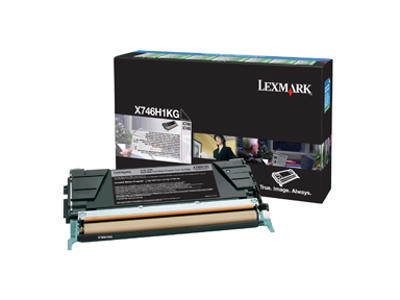 Lexmark toner X746H1KG sort, 12000 sider