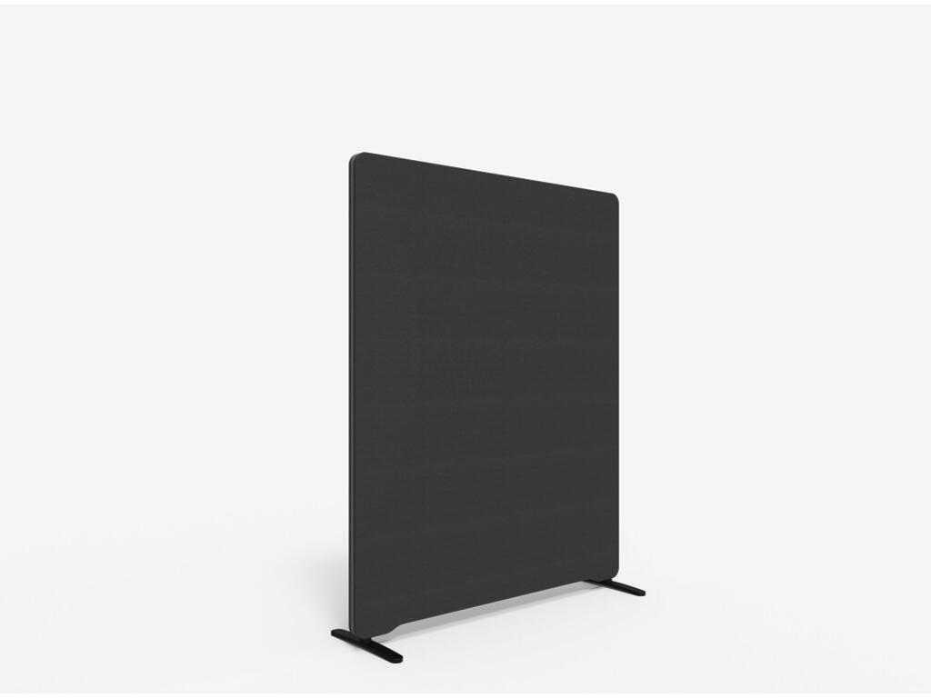 Lintex Gulvskærm Edge 1200 x 1500 mm Koksgrå Fiji Stof/mørkegrå Kantliste