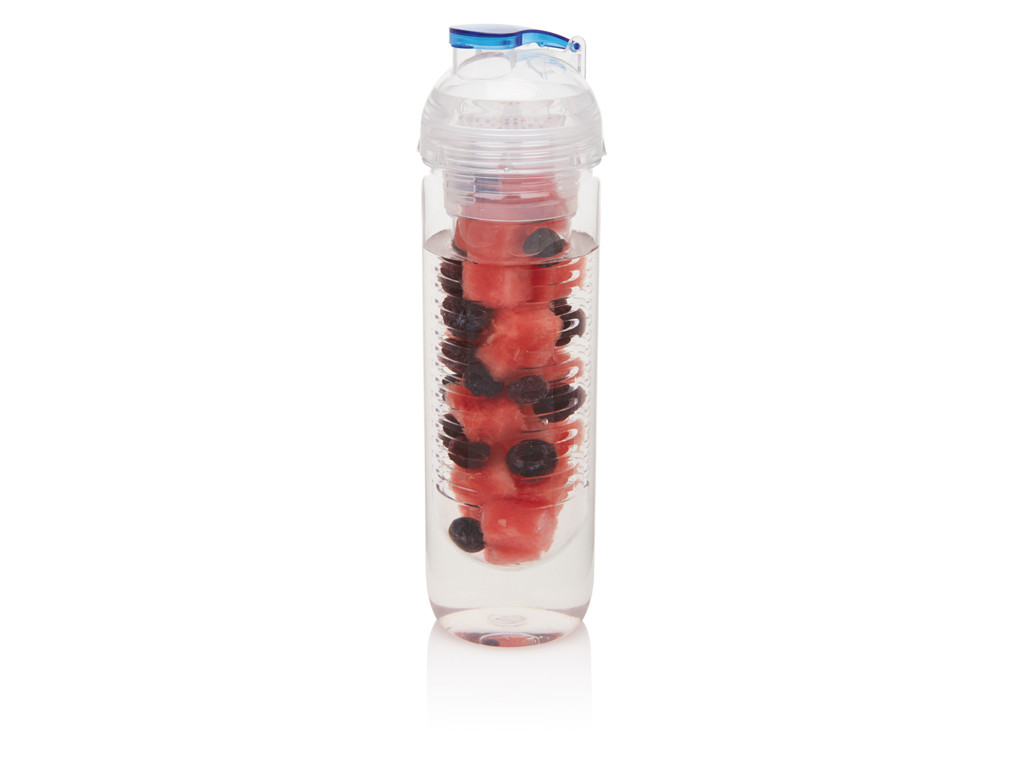 Vandflaske med dispenser, blå